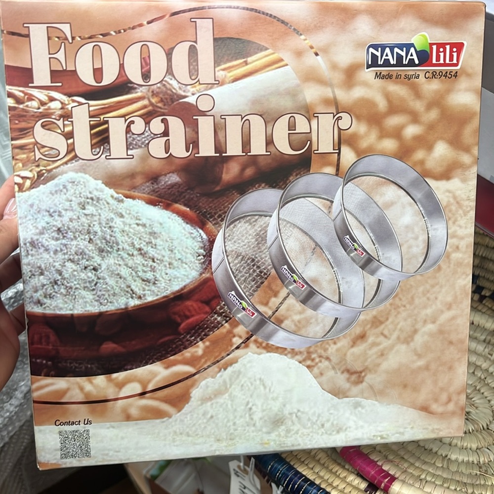 Food strainer 3 pieces